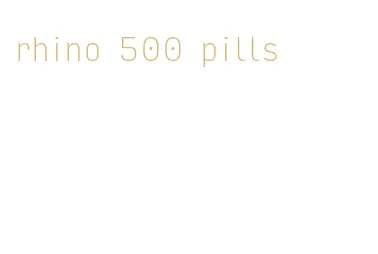 rhino 500 pills