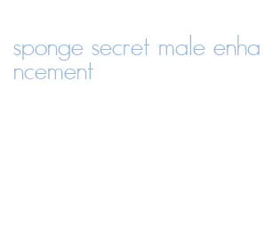 sponge secret male enhancement