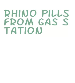 rhino pills from gas station