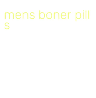 mens boner pills